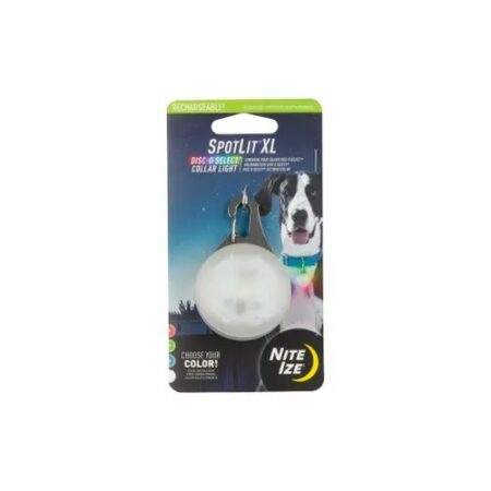 Nite Ize SpotLit XL Rechargeable Collar Light-Disc-O Select